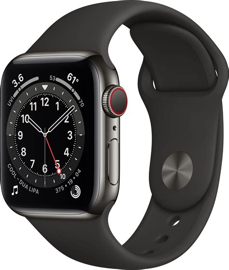Apple Watch Series 6 Gps Cellular 40mm Graphite Stainless Steel Case