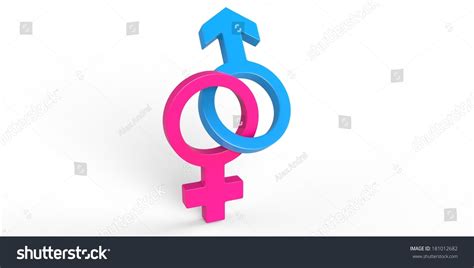 3 D Male Female Sex Symbol Stock Illustration 181012682 Shutterstock