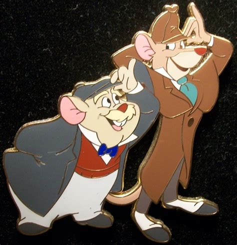 Basil And Dawson From The Great Mouse Detective Once Upon A Mouse Set
