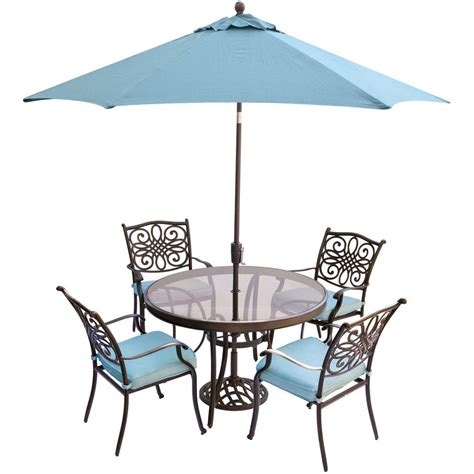 99 list list price $269.99 $ 269. Hanover Traditions 5-Piece Aluminum Outdoor Dining Set ...