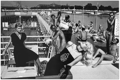 Helmut Newton Poolside Large Fine Art Print Etsy