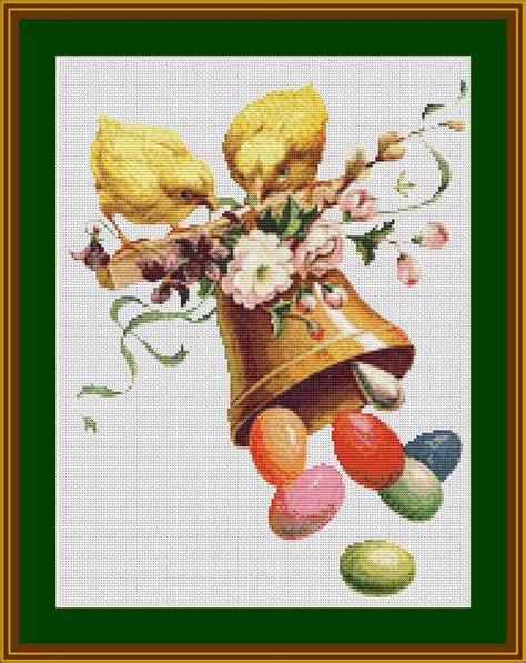 4 practicing more advanced cross stitch techniques. Easter Bell Cross Stitch Chart | Advanced Cross Stitch