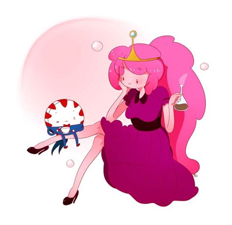 Princess Bubblegum And Peppermint Butler By Ranchinggal On Deviantart