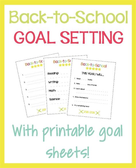 Free Printable Set Your Kid Up For Success With These Back To School