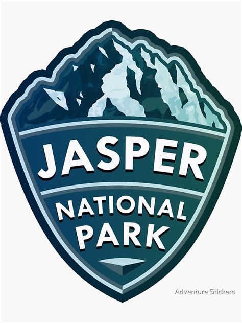 Jasper National Park Simple Sticker For Sale By Tysonk Redbubble