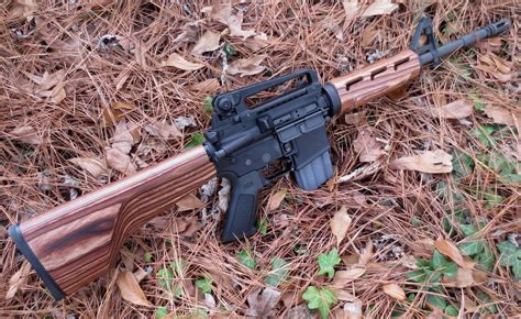 Ar 15 With Wood Furniture Guns