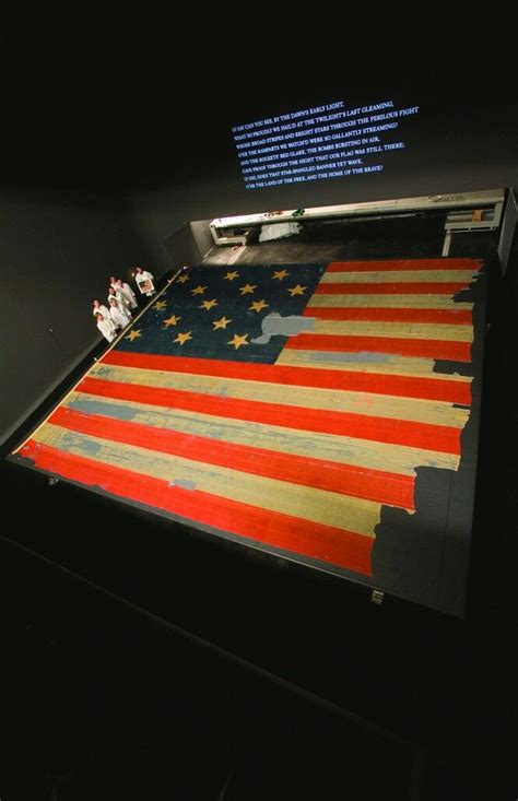 The Star Spangled Banner That Flew Over Fort Mchenry Baltimore