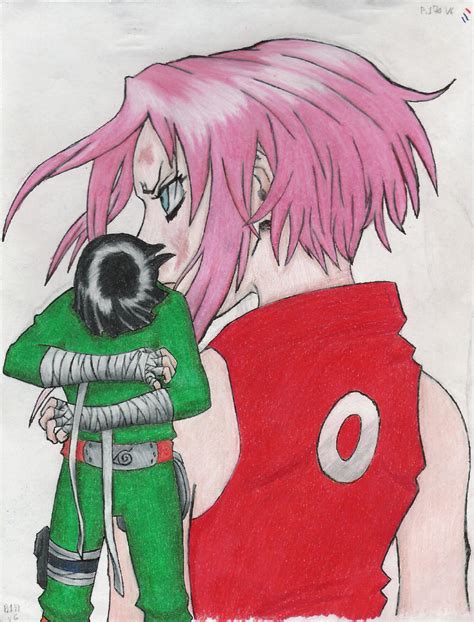 Sakura And Rock Lee Colored By Jyrotika On Deviantart