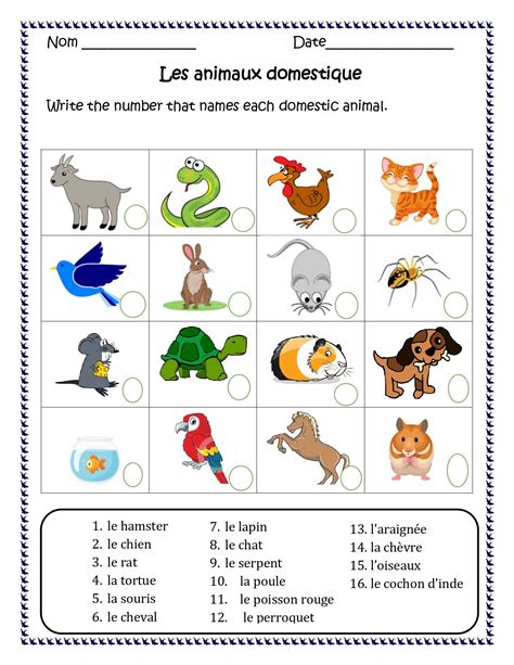 Foreign Language Activities French Language Learning French