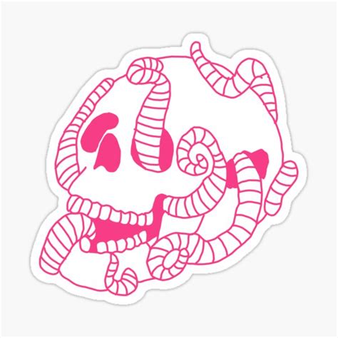 Pink Skull Dope Sticker For Sale By Ilomilo15 Redbubble