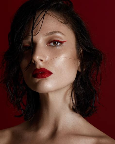 Red Wedding For Lofficiel Malaysia November 2015 On Behance Red Wedding Hair Makeup
