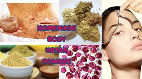 This homemade body powder is quick and easy to make and will have you feeling fresh and dry in no time. Homemade body ubtan powder - YouTube