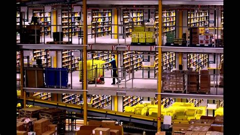 This Is What It Looks Like Inside The Amazon Warehouse - YouTube
