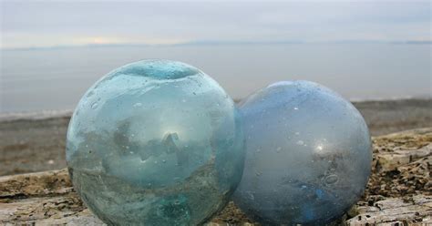 The Sea Glass Blog Sea Glass Ball Fishing Net Floats