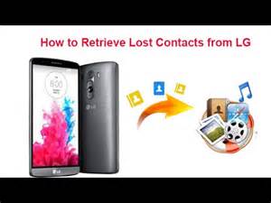 Once a connection is established recovery of photos becomes very simple. How to Retrieve Lost Contacts from LG - YouTube