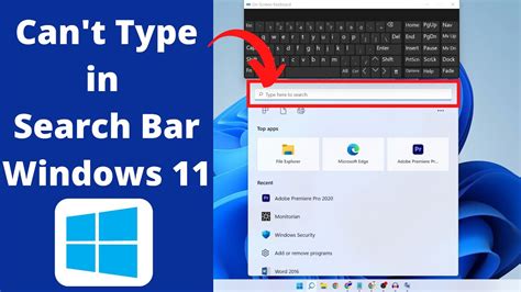 How To Fix Can T Type Search Bar Not Working On Windows Hot Sex