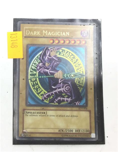 Lot Yu Gi Oh Card Dark Magician 1st Edition Sye 001