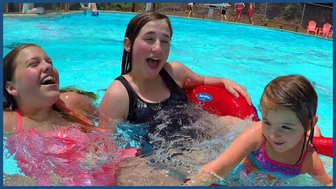 The intex family pool holds 749 litres of water, making this inflatable pool big enough for the whole family to enjoy. Kids Prank Dad - Girls Swim in The Swimming Pool - Family ...