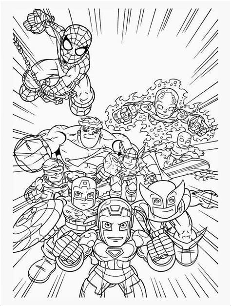 Superhero Coloring Pages Coloring Pages Avengers Coloring Pages