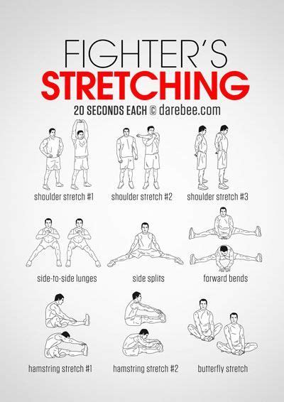Muscular Strength Fitness The Fighter S Stretching Guide Is A Great Exercise For Martial Arts