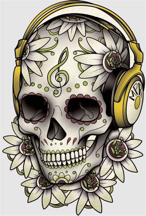 Skull Tattoo Design Old School Tattoo Tattoo Design Sugar Skull