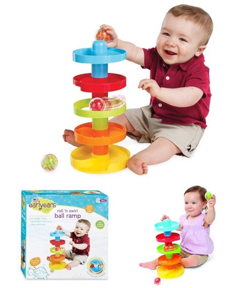 Earlyears Roll N Swirl Ball Ramp Best Toys For 1 Year Old Toddlers