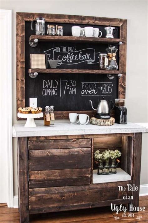 Charming Coffee Station Design Ideas for Starting Your Day ...