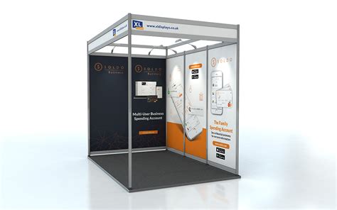Exhibition Stand 3m X 2m L Shaped Pop Up Display Stand Uk Made