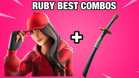 Best Combos For The Ruby Skin Fortnite Youtube