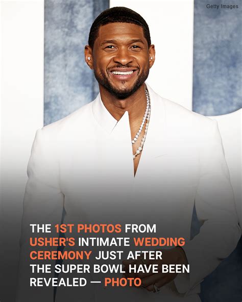 First Photos From Ushers Intimate Wedding Ceremony Following Super
