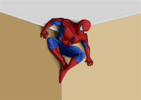 Artstation Spider Man On The Wall
