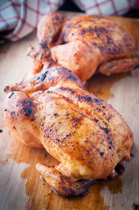Skin side down for 10 minutes. Portuguese-Style Roast Chicken | Photos & Food