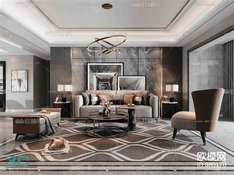 88modern Living Room 3d Model Download 3dmili 2024 Download 3d