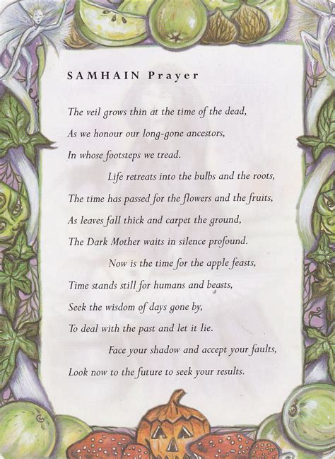 Samhain Prayer Samhain Witchcraft Samhain Halloween