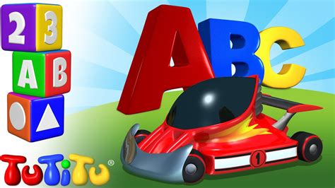 Tutitu Preschool Abc Song Race Cars Learning The Alphabet With