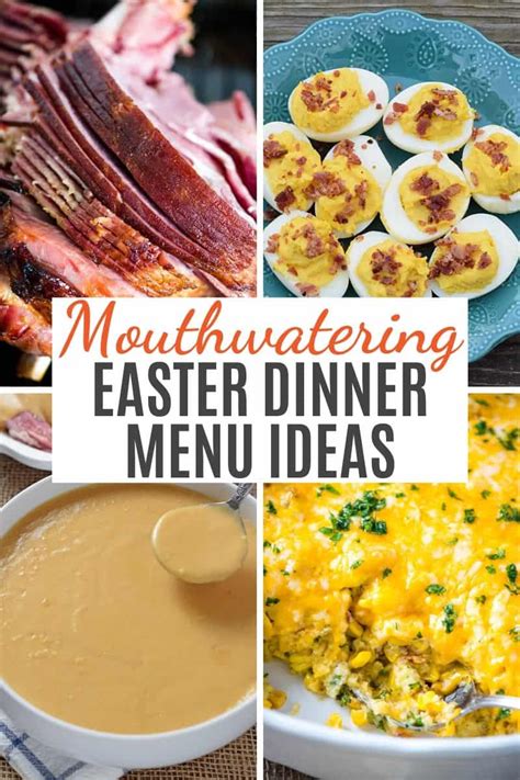 Ideas For Easter Dinner Menu