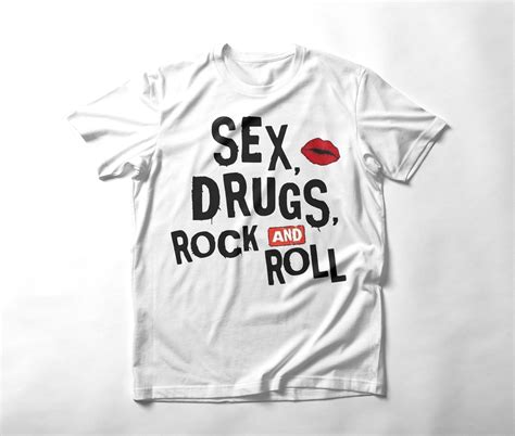 Sex Drugs Rock And Roll Mercancía Unisex Todos Los Tamaños Etsy España