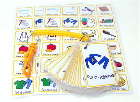 Buy Kids2learn Morning And Bedtime Visual Daily Routine Flash Cards