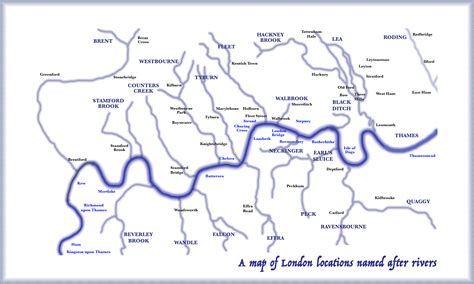 Londons Lost Rivers Mapped With The Place Names They Inspired Londonist