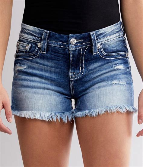 Miss Me Curvy Mid Rise Stretch Short Women S Shorts In K1023 Buckle