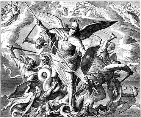 Angels Fighting Demons In The Bible