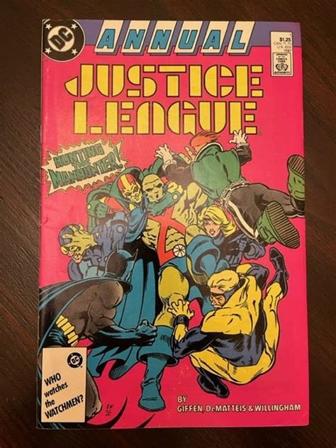 Justice League Annual 1 1987 Vf Comic Books Copper Age Dc