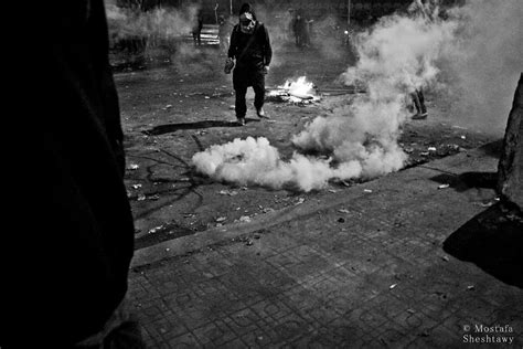 Tear Gas Portrait The Man Next To The Canister Is Trying T Flickr