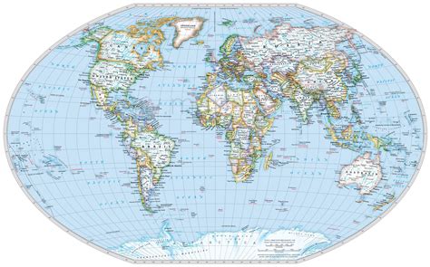 Detailed Flat Earth Map