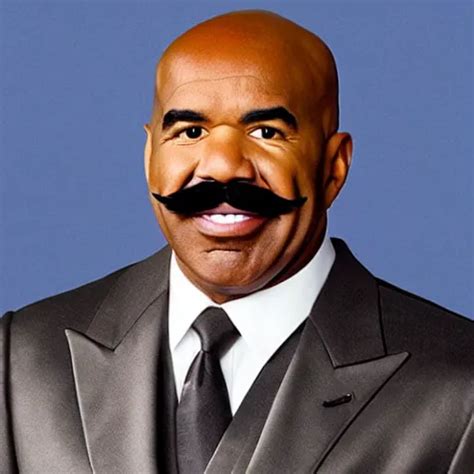 Steve Harvey With A Giant Mustache Stable Diffusion Openart