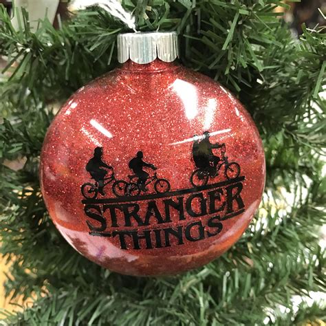 Holiday Christmas Tree Ornament Stranger Things Fun Christmas