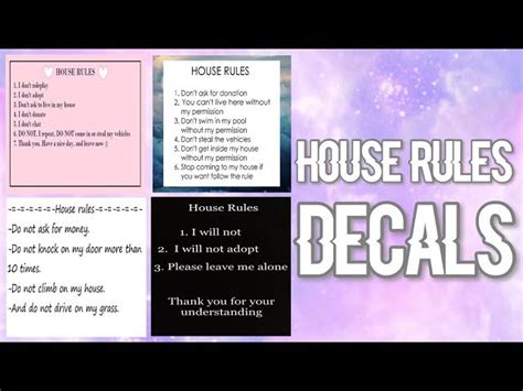 Roblox Bloxburg House Rules Decal Id S Clipzui 14260 Hot Sex Picture