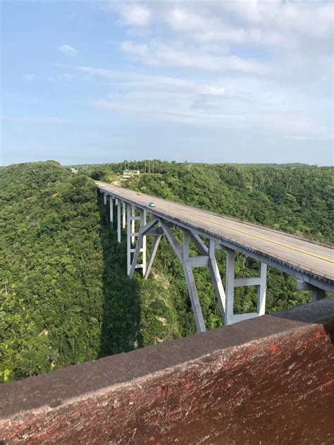 Bacunayagua Bridge At The Border Between Havana And Matanzas Provinces