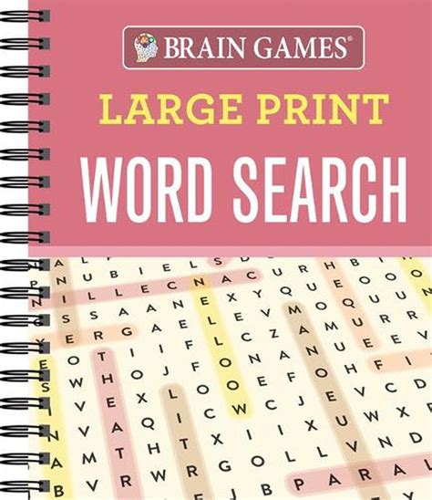 Brain Games Large Print Word Search By Publications International Ltd