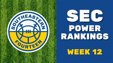 Sec Football Power Rankings Week 12 Edition Win Big Sports